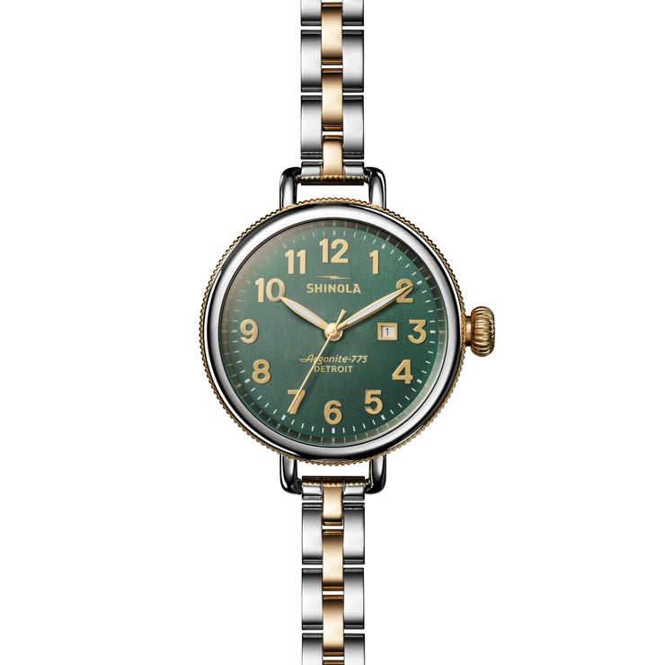 Shinola The Birdy 34mm Dark Teal