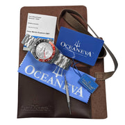 Oceaneva GMT Deep Marine Explorer 1250M Pro Diver Automatic Red Black