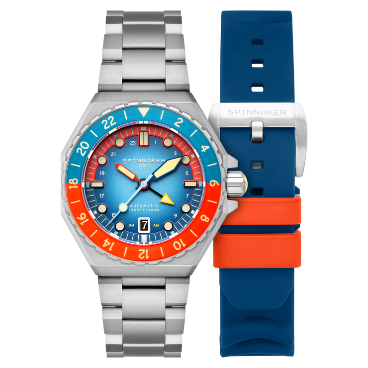 Spinnaker Dumas GMT Automatic Red Blue