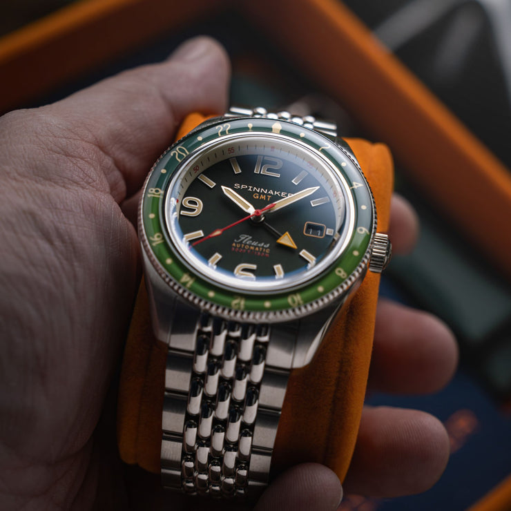 Spinnaker Fleuss GMT Automatic Forest Green