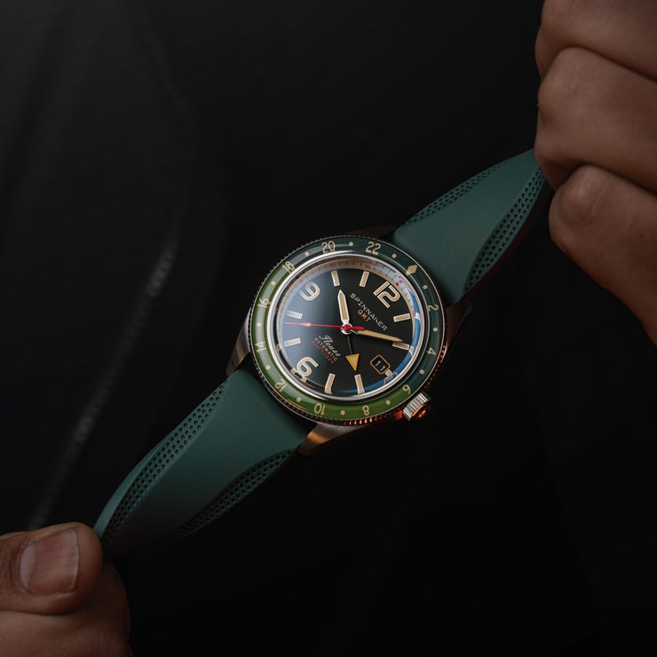 Spinnaker Fleuss GMT Automatic Forest Green