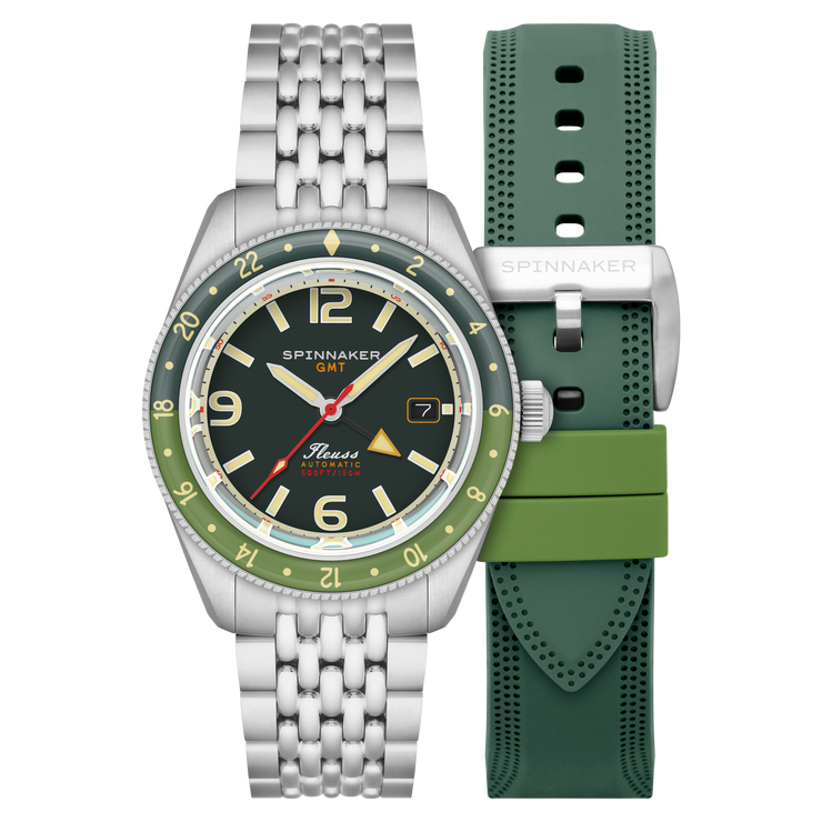 Spinnaker Fleuss GMT Automatic Forest Green