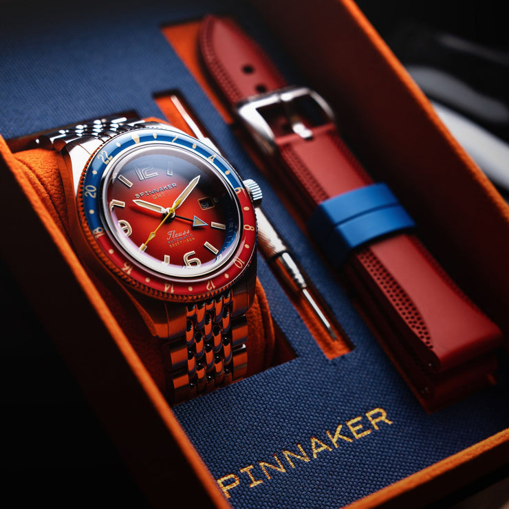 Spinnaker Fleuss GMT Automatic Burnt Orange