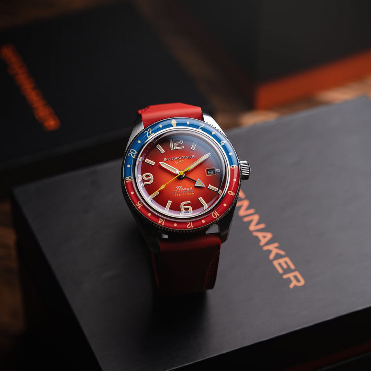 Spinnaker Fleuss GMT Automatic Burnt Orange