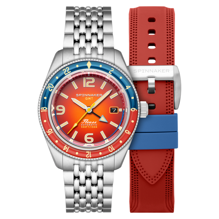 Spinnaker Fleuss GMT Automatic Burnt Orange