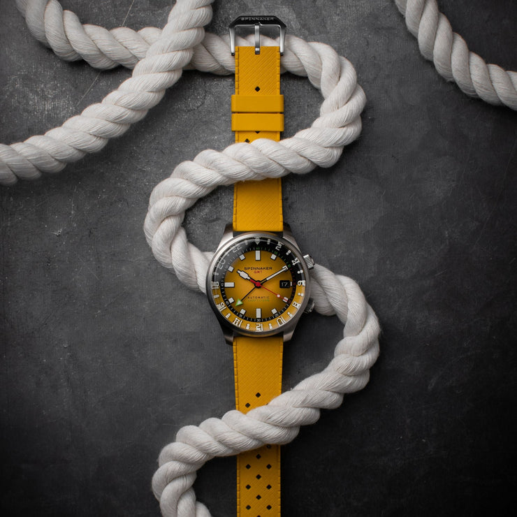 Spinnaker Bradner GMT Automatic Ochre Yellow