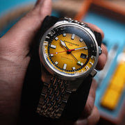 Spinnaker Bradner GMT Automatic Ochre Yellow