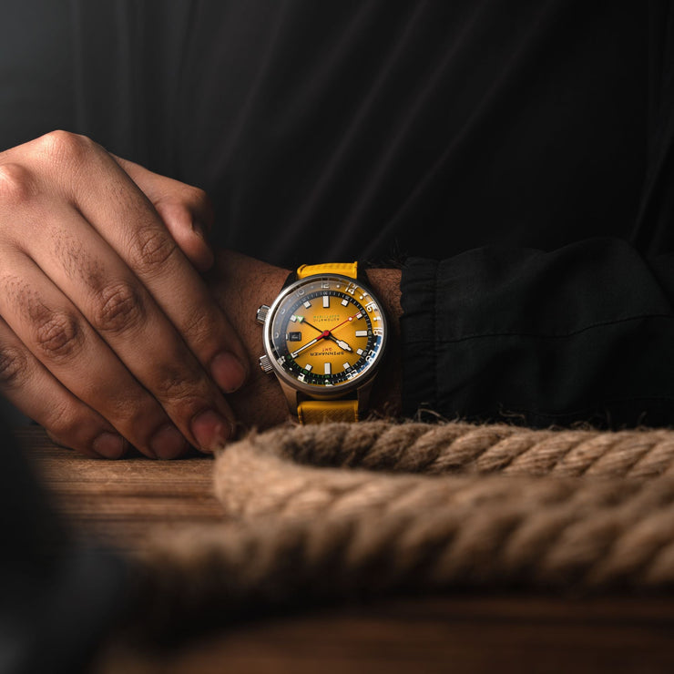 Spinnaker Bradner GMT Automatic Ochre Yellow