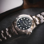 Oceaneva Deep Marine Explorer III 3000M Pro Diver Automatic Gunmetal Gray Mother Of Pearl Limited Edition