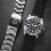 Oceaneva Deep Marine Explorer III 3000M Pro Diver Automatic Gunmetal Gray Mother Of Pearl Limited Edition