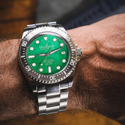 Oceaneva Deep Marine Explorer III 3000M Pro Diver Automatic Green Mother Of Pearl Limited Edition