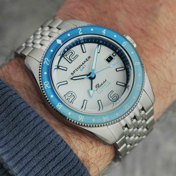 Spinnaker Fleuss GMT Automatic Moon White