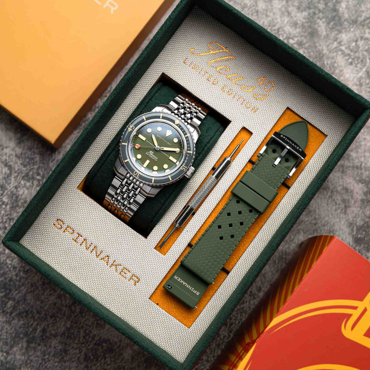 Spinnaker Fleuss 40 Automatic 145th Limited Edition Fern Grey