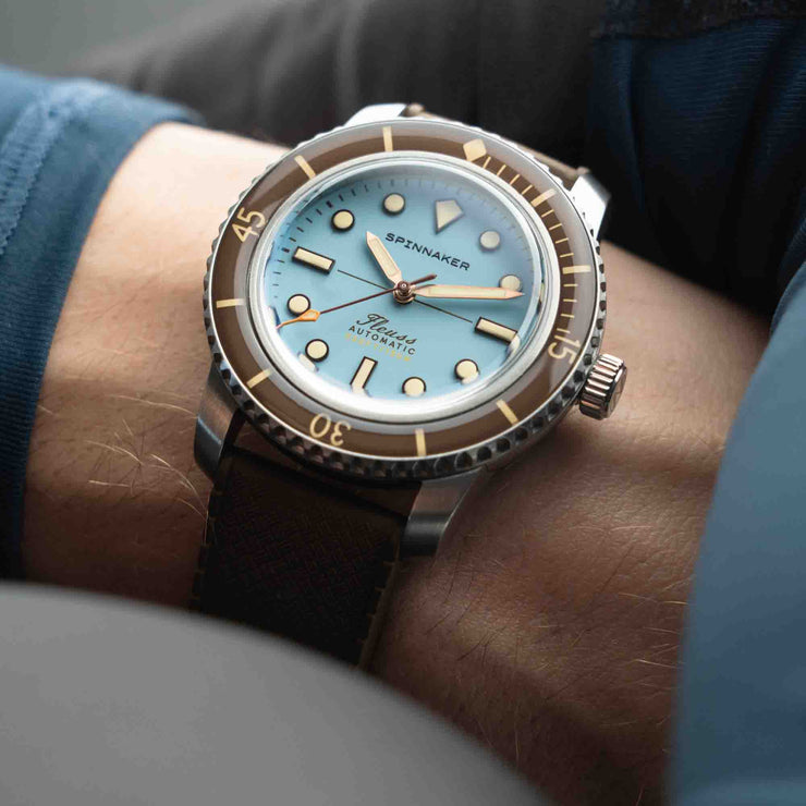 Spinnaker Fleuss 40 Automatic 145th Limited Edition Cerulean Blue