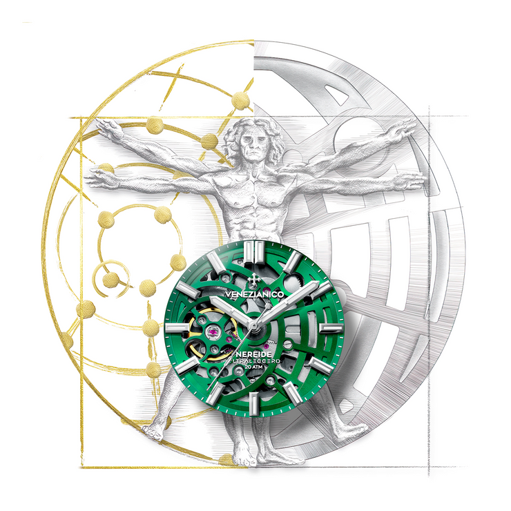 Venezianico Nereide Ultraleggero 42 Automatic Green