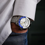 Oceaneva GMT Titanium Deep Marine Explorer 1250M Automatic White Blue