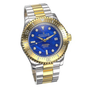 Oceaneva Deep Marine Explorer III 3000M Pro Diver Automatic Gold Blue Mother of Pearl Limited Edition