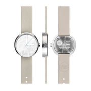 AARK Collective Marble Carrara White Italian Leather - Watches.com - MARBLE - CARRARA