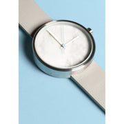 AARK Collective Marble Carrara White Italian Leather - Watches.com - MARBLE - CARRARA