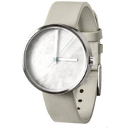 AARK Collective Marble Carrara White Italian Leather - Watches.com - MARBLE - CARRARA