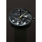 AARK Collective Marble Nero Black Italian Leather - Watches.com - MARBLE - NERO