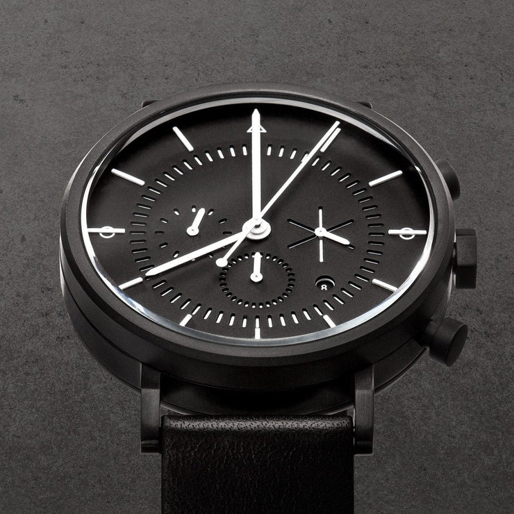 Aark Eon Black Chronograph - Watches.com - EONBK01