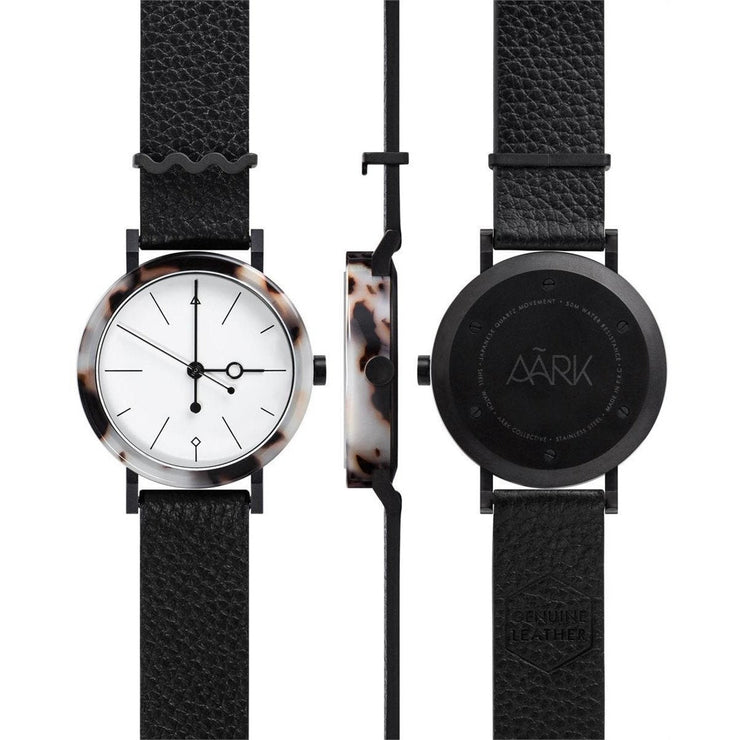 AARK Shell White Snow Leopard - Watches.com - SHELL - WHITE