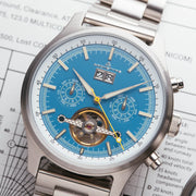 Archetype Blackhawk Automatic Calendar Sky Blue - Watches.com - BHK - 1170 - 01B