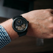 Archetype Caspian Automatic All Black Gold - Watches.com - CSP - 3335 - 03L