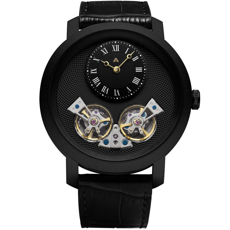 Archetype Caspian Automatic All Black Gold - Watches.com - CSP - 3335 - 03L