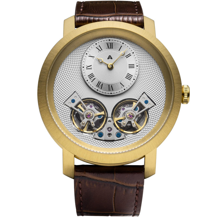 Archetype Caspian Automatic Gold Brown - Watches.com - CSP - 5511 - 13L