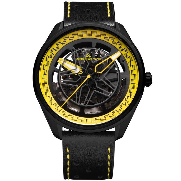 Archetype Challenger Automatic Bumble Bee - Watches.com - CLG - 3393 - 03L