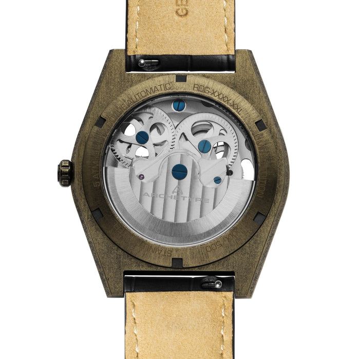 Archetype Rogue Automatic Antique Brass Black angled shot picture