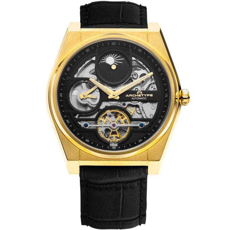 Archetype Rogue Automatic Gold Black - Watches.com - ROG - 5533 - 03L