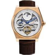 Archetype Rogue Automatic Rose Gold Brown White - Watches.com - ROG - 4400 - 13L