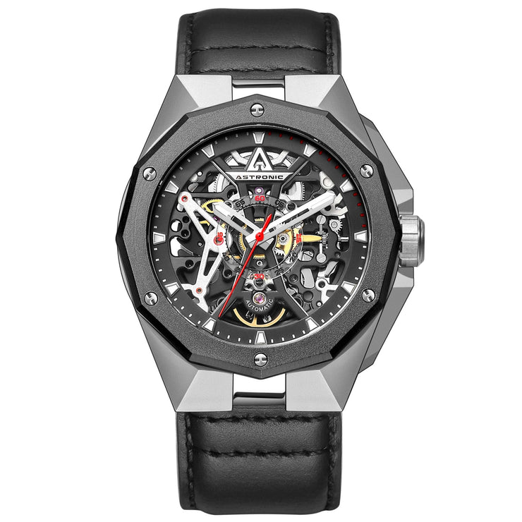 Astronic Apache Skeleton Automatic Black - Watches.com - AVE - 64S - BK