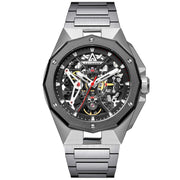 Astronic Apache Skeleton Automatic Black SS - Watches.com - AVE - 64B - BK