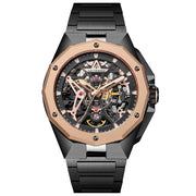 Astronic Apache Skeleton Automatic Rose Gold SS - Watches.com - AVE - 64B - RG