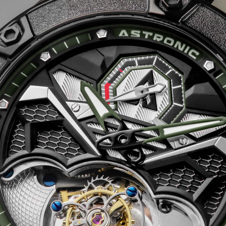 Astronic Nighthawk Tourbillon Camouflage SS - Watches.com - STL - 117B - CM