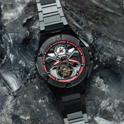 Astronic Nighthawk Tourbillon Red SS - Watches.com - STL - 117B - RE