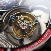 Astronic Nighthawk Tourbillon Red SS - Watches.com - STL - 117B - RE