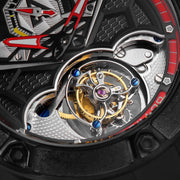 Astronic Nighthawk Tourbillon Red SS - Watches.com - STL - 117B - RE