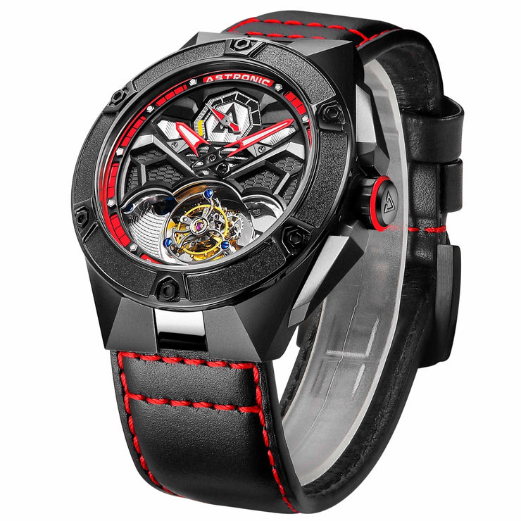 Astronic Nighthawk Tourbillon Red - Watches.com - STL - 117S - RE