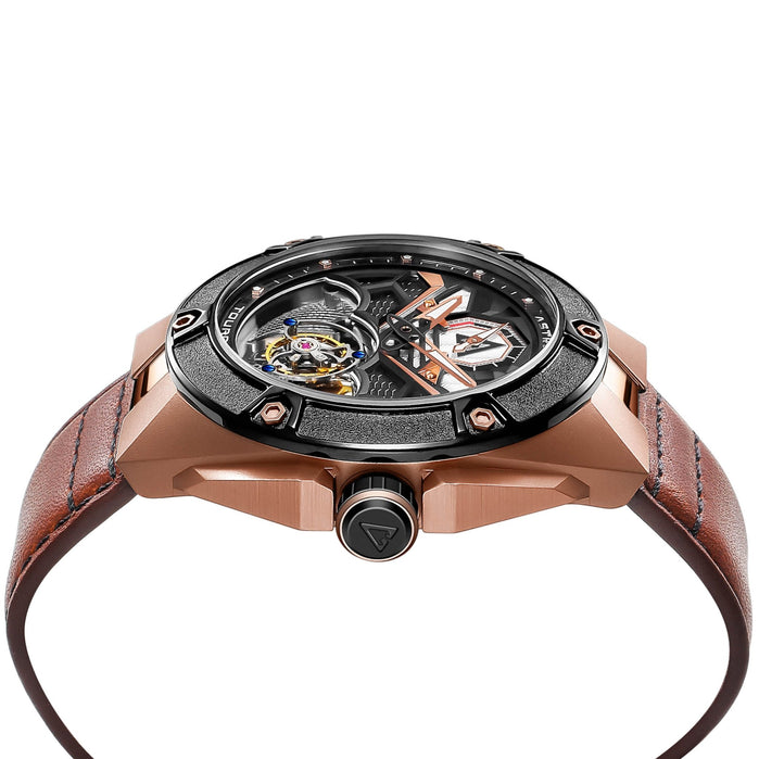 Astronic Nighthawk Tourbillon Rose Gold angled shot picture