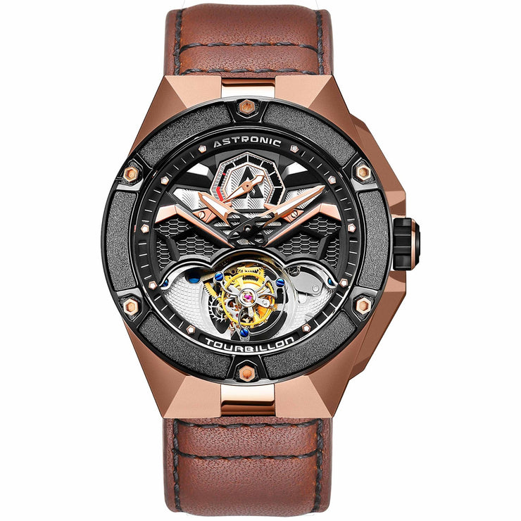 Astronic Nighthawk Tourbillon Rose Gold - Watches.com - STL - 117S - RG