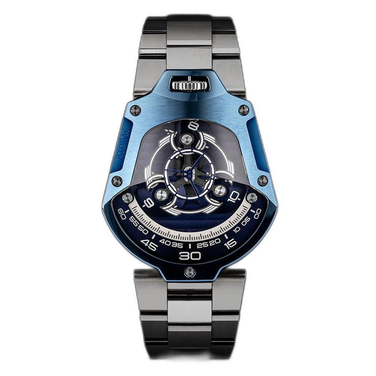 Atowak Spaceship Automatic Abyssal Blue Limited Edition - Watches.com - S1 - 777AS07