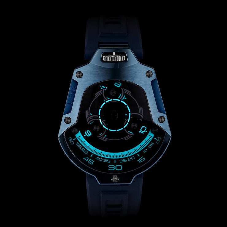 Atowak Spaceship Automatic Abyssal Blue Limited Edition - Watches.com - S1 - 777AS07