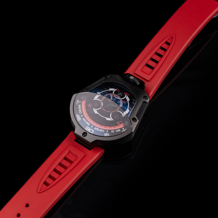 Atowak Spaceship Automatic Mars Red Limited Edition - Watches.com - S1 - 333AS14