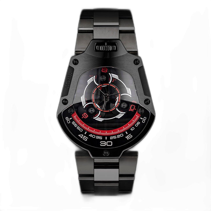 Atowak Spaceship Automatic Mars Red Limited Edition - Watches.com - S1 - 333AS14