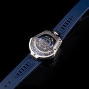 Atowak Spaceship Azure Silver Limited Edition - Watches.com - S1 - 173AS07